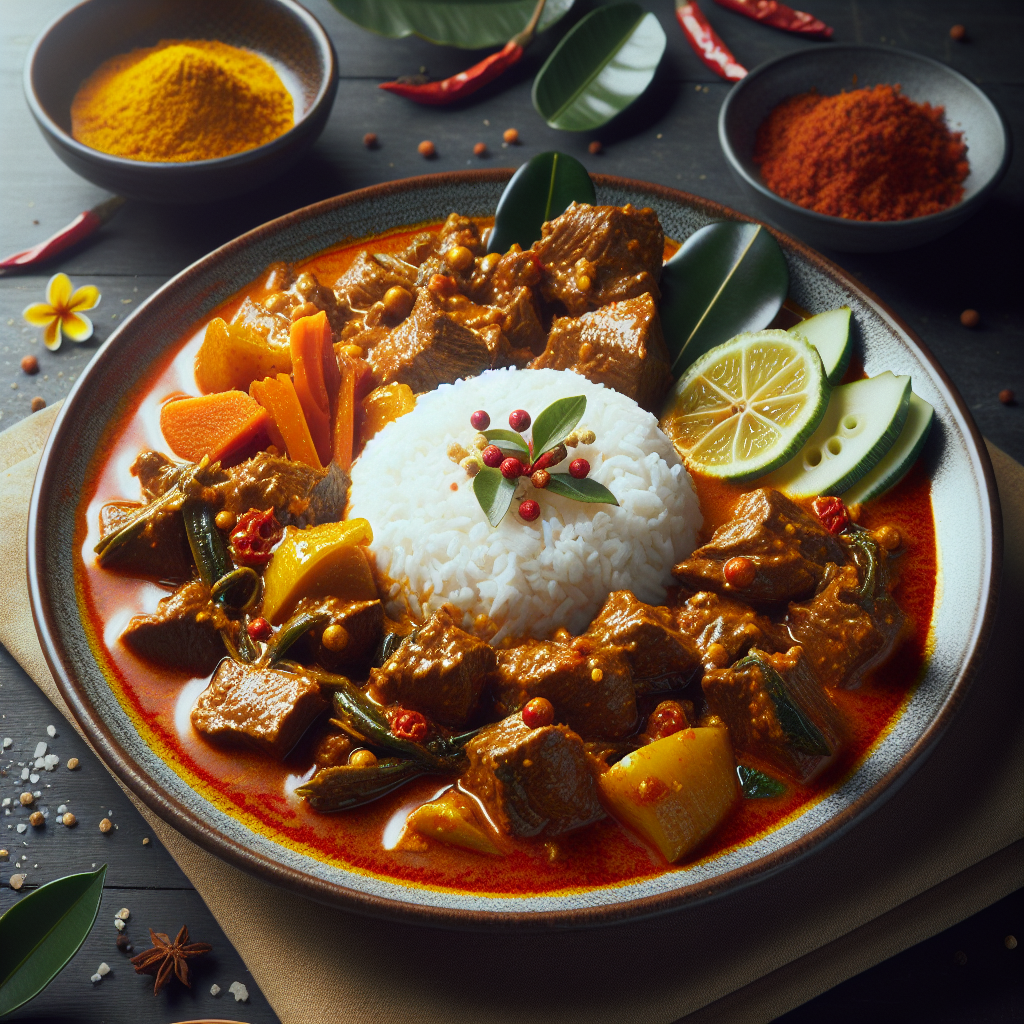 Mencicipi Kelezatan Rendang Minangkabau Langsung dari Sumatera Barat