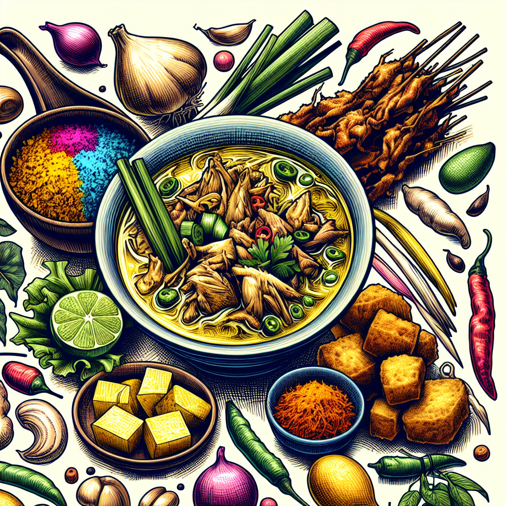 Kreativitas dalam Sketsa Makanan Indonesia: Dari Soto hingga Rendang