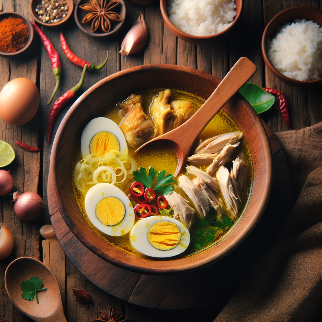 Resep Soto Lamongan Kuah Kuning: Rahasia Lezat dan Gurih dari Kampung